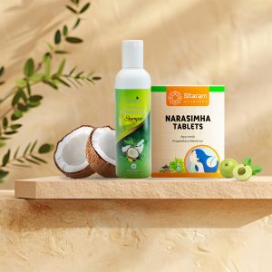 NARASIMHA TABLET 60 NOS & NARASIMHAM SHAMPOO 100 ML COMBO PACK